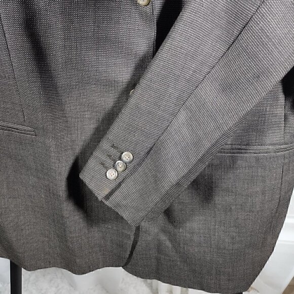 Jhane Barnes Brown To Olive Suit Jacket/Blazer Size 44R - Picture 7 of 12